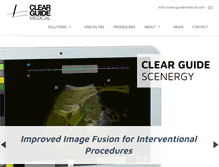 Tablet Screenshot of clearguidemedical.com